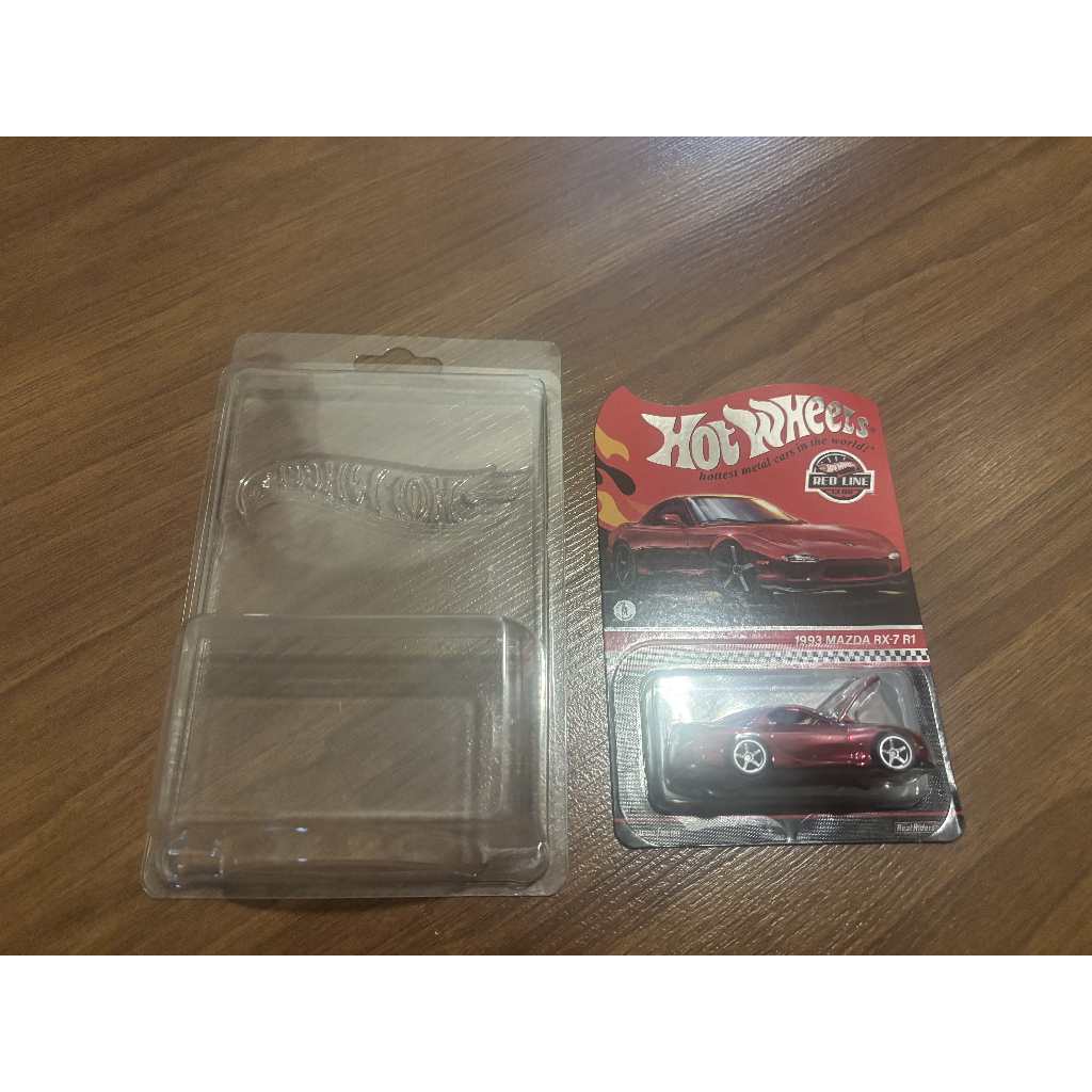 Hot Wheels RLC 1993 Mazda RX-7 R1 Efini RX7 red chrome Redline Club JDM ...