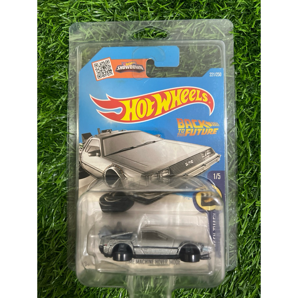 RARE HOTWHEELS BACK TO FUTURE TIME MACHINE HOVER MODE (FREE PROTECTOR ...