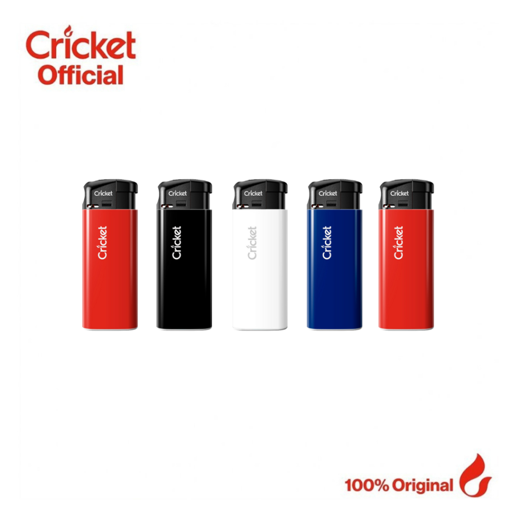 Cricket Lighters Electronic Mini Original (5 Pcs) | Shopee Malaysia