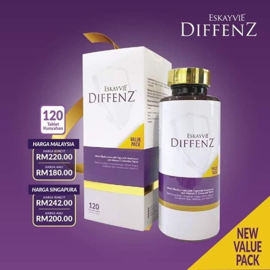 diffenz 120 tablet original | Shopee Malaysia