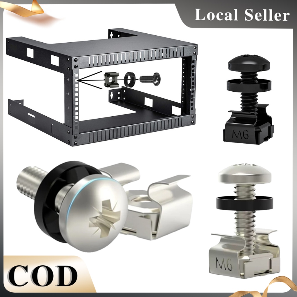 30pcs Pan Head Phillips 304 Stainless Steel Network Cabinet Screw M6 X ...