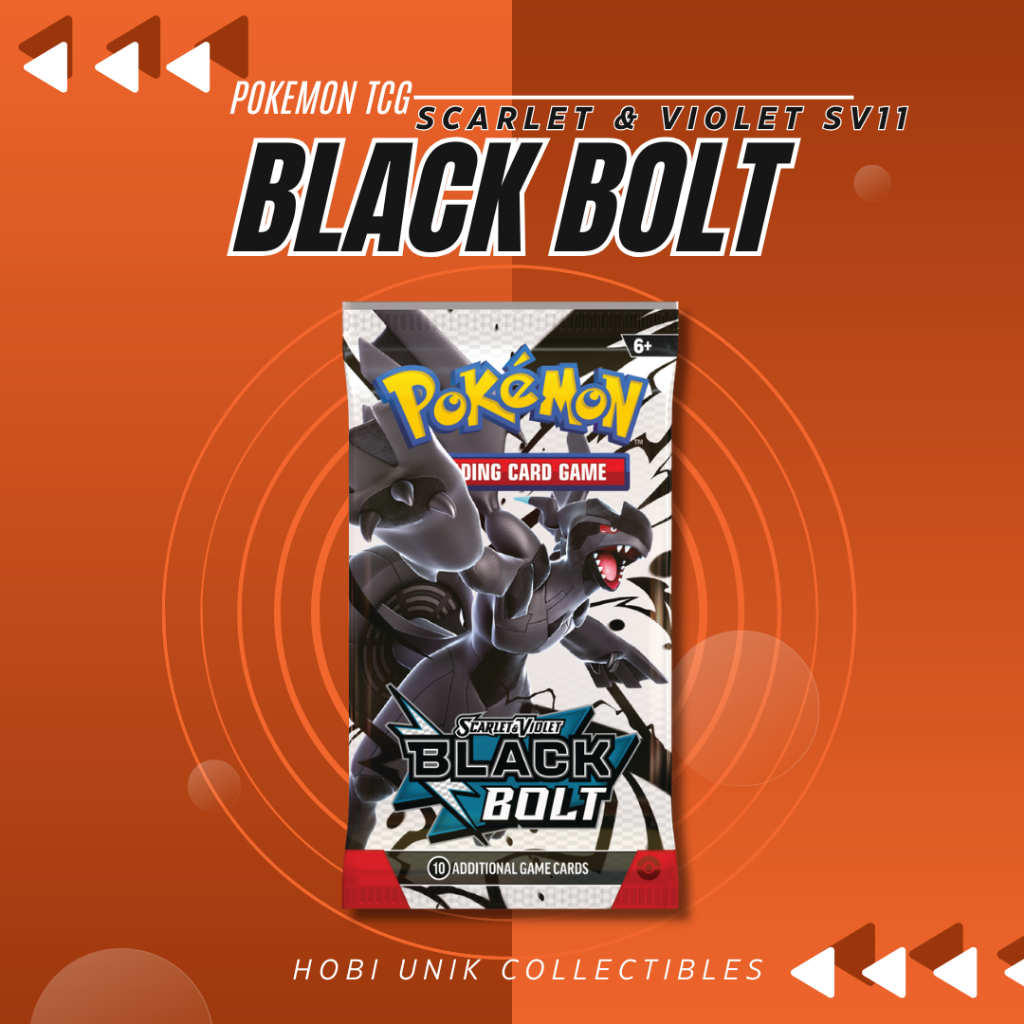 (Live Rip)[SV11] Pokemon TCG : Black Bolt Packs | Shopee Malaysia