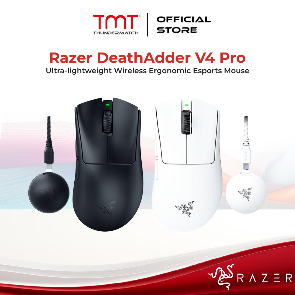 [New] Razer DeathAdder V4 Pro Wireless Gaming Mouse - 56g Lightweight ...