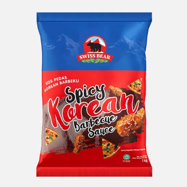 Swiss bear sos bbq korea pedas spicy Korean bbq sauce 1kg | Shopee Malaysia