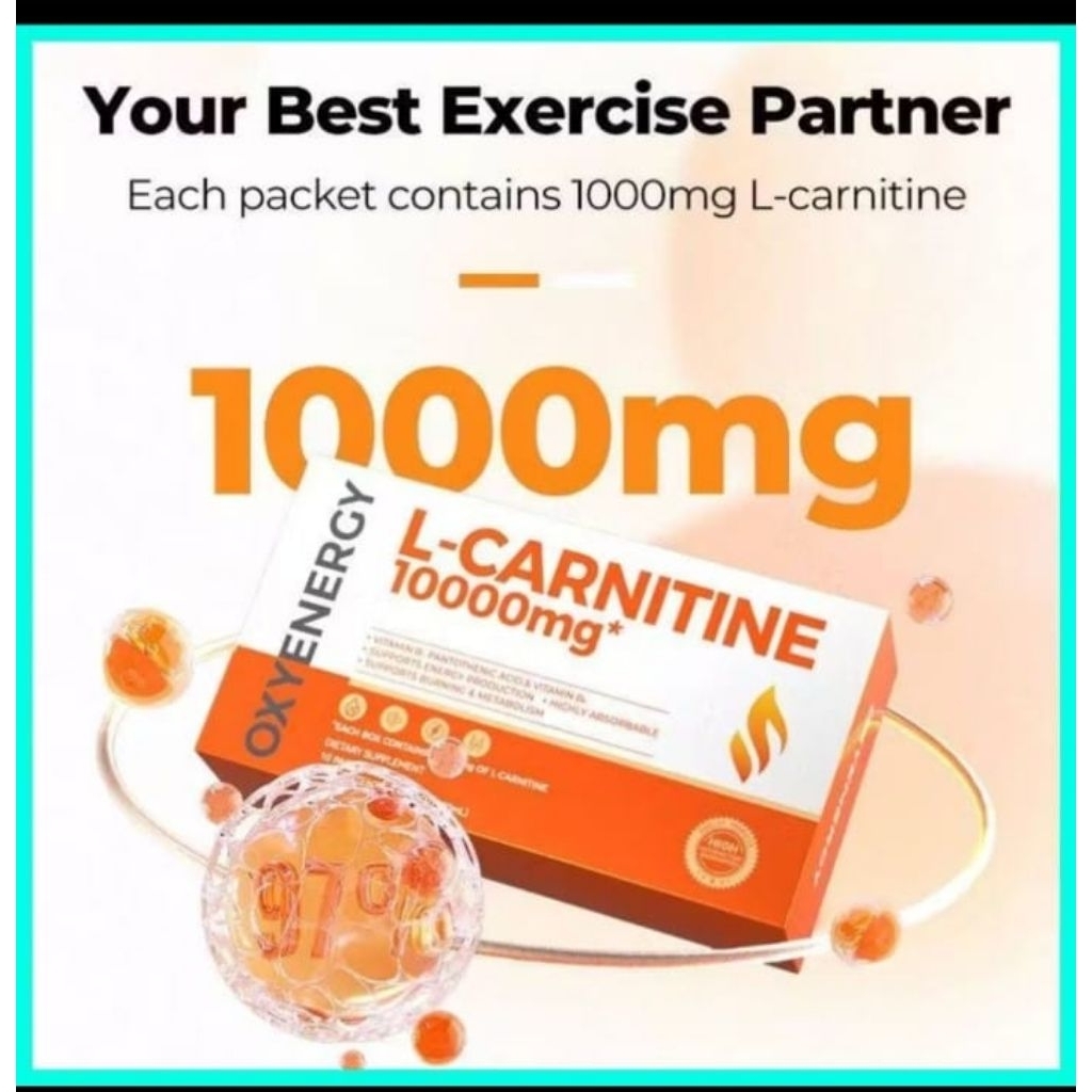 OXYENERGY L- CARNITINE ORANGE PRE-WORKOUT & FAT BURNER GYM SUPLEMENT/  TENAGA & BAKAR LEMAK | Shopee Malaysia