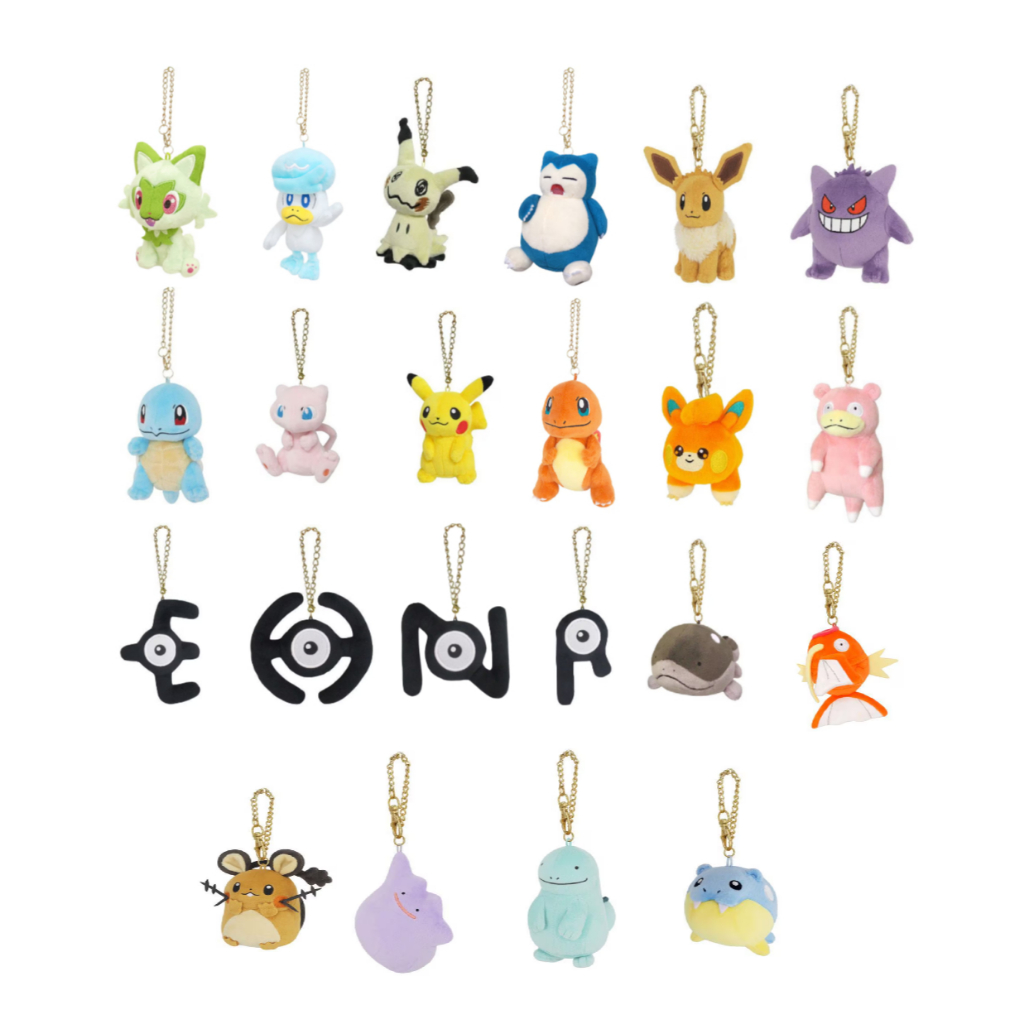 [Direct from Japan] Pokemon Plush Key chain ALL STAR COLLECTION Series ...