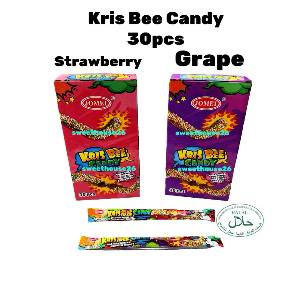 Jomei Kris Bee / Sour Crystal / Wow Rope Candy Batang Kali Gula-gula ...