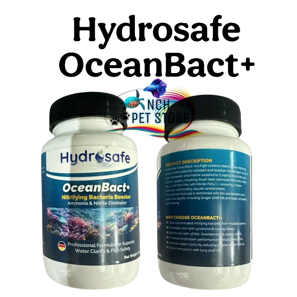 Hydrosafe OceanBact+ | Bakteria Nitrifikasi Akuarium | Hapus Amonia ...