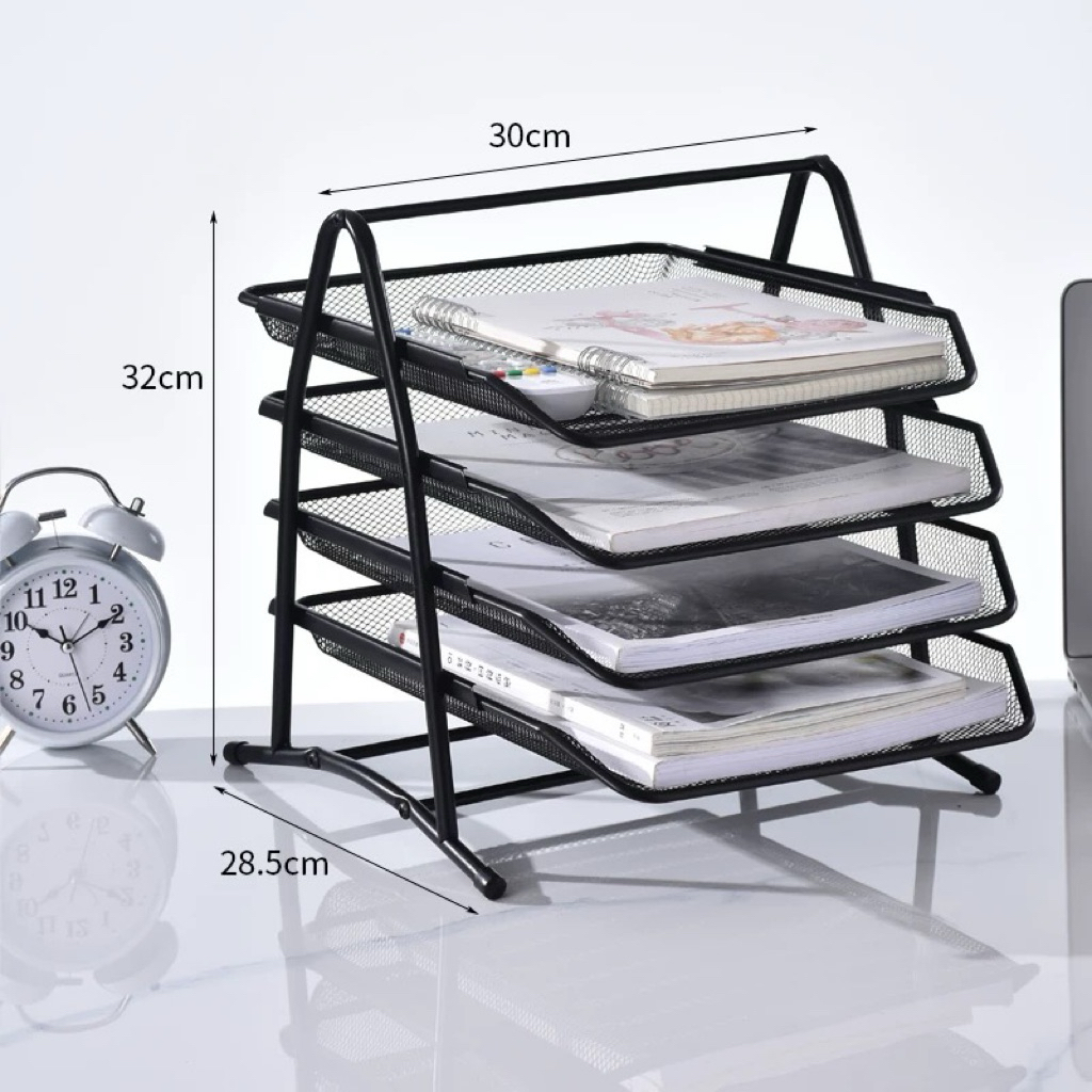 File Document Letter Paper Tray Sorter Collection File Desk Organizer ...