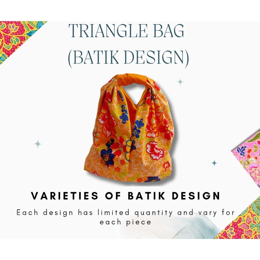 [DDD] BATIK TRIANGLE BAG _ ORIGAMI BAG | Shopee Malaysia