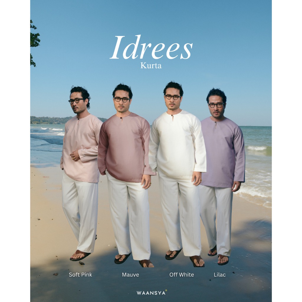 [MEN'S] KURTA IDREES by WAANSYA (TOP ONLY) | Shopee Malaysia