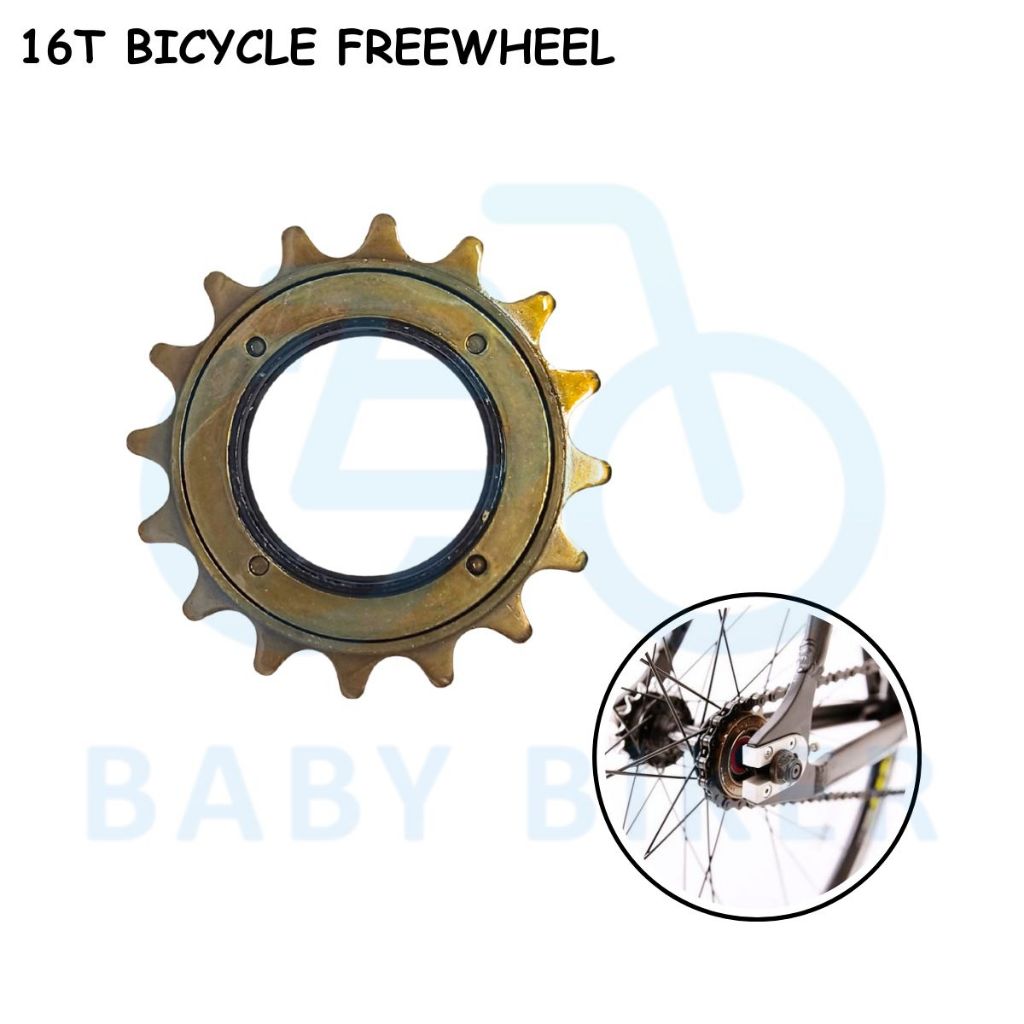 Freewheel Basikal Saiz 16T Roda Bebas/ 16T Single Speed Bicycle ...