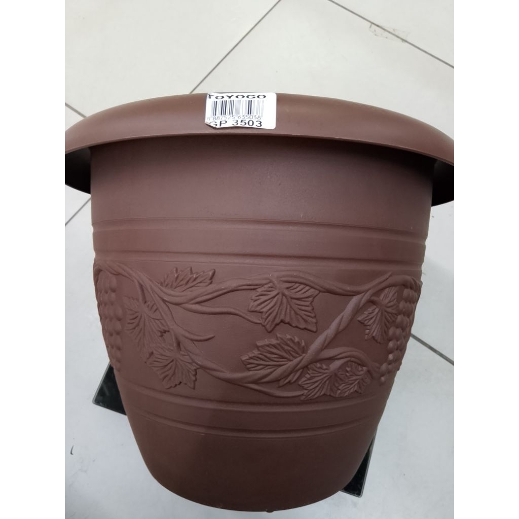 READY STOCK ‼️GP3503 FLOWER POT GARDEN PLASTIC/PASU BUNGA PLASTIK/PASU ...