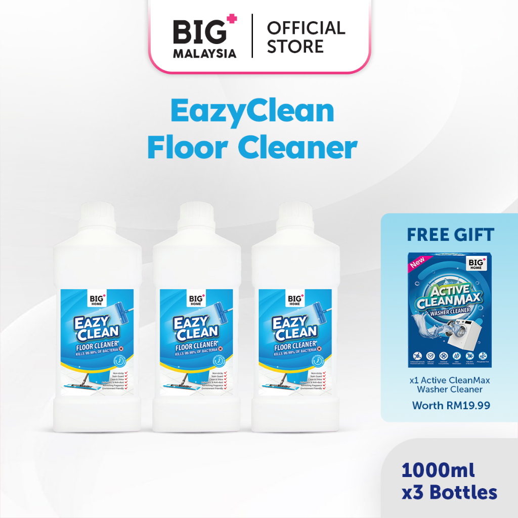 BIG+ EazyClean Floor Cleaner Liquid (3 x 1000ml) | Shopee Malaysia
