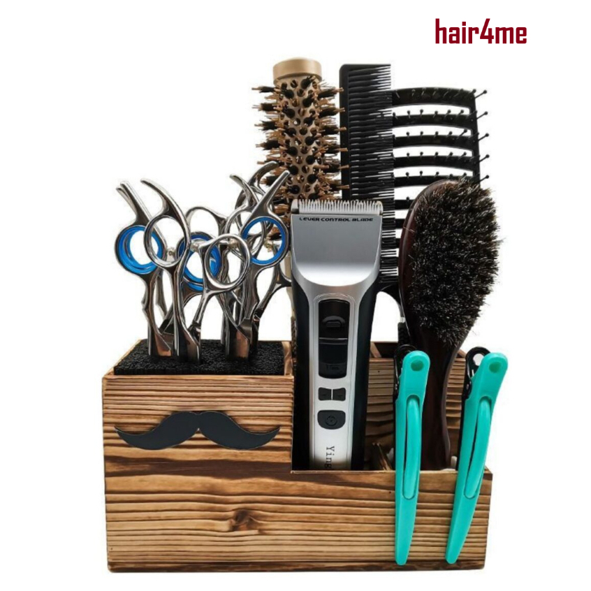 Barber Stand Scissor & Tool Holder 605 (Wooden) | Shopee Malaysia