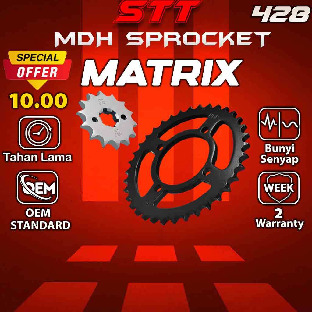 SPOKET EVO Z EVO-Z MATRIX SPORT Z DEMAK / RX110 V13 R V13R AVETA 428 ...