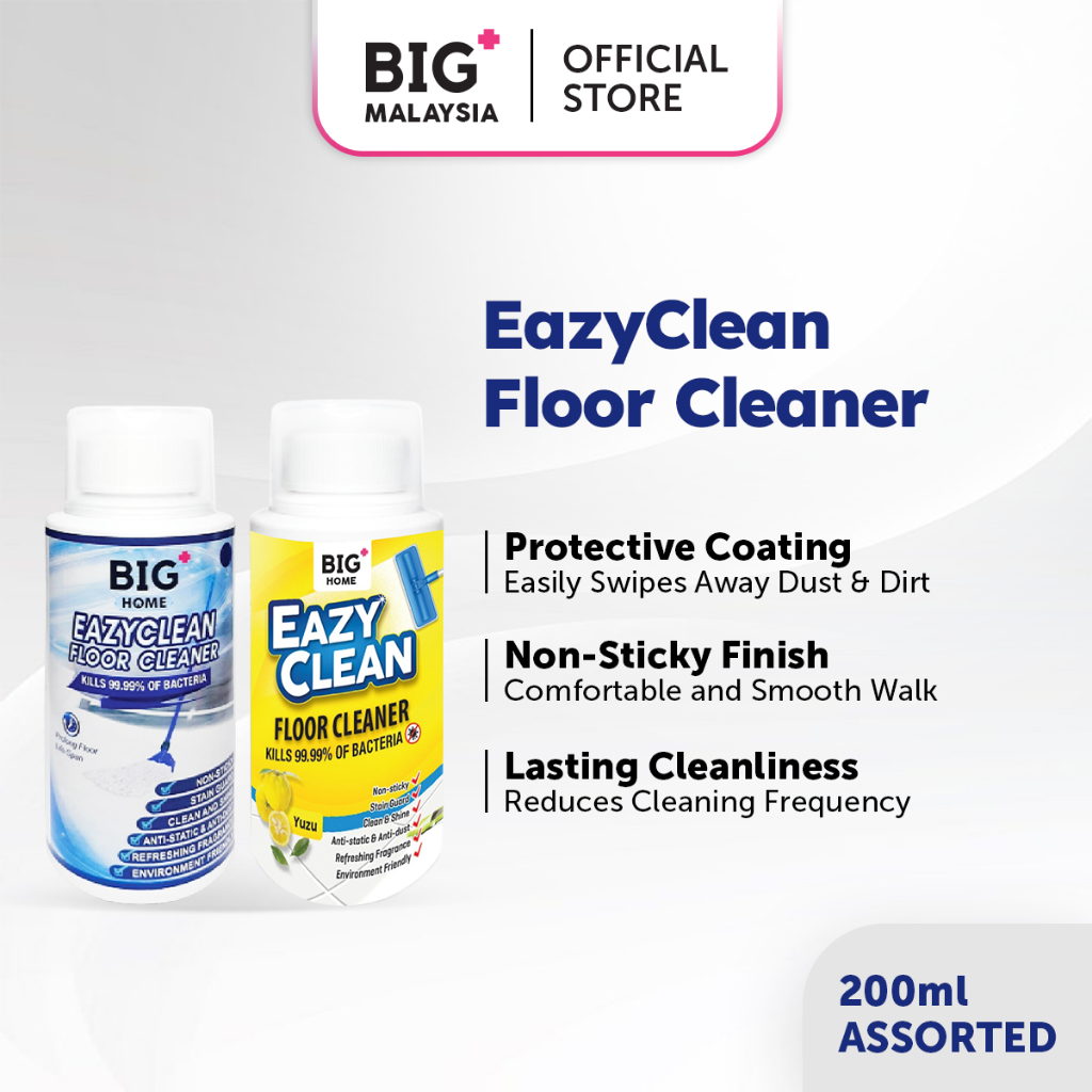 BIG+ EazyClean Floor Cleaner - Trial Pack (200ml) | Shopee Malaysia