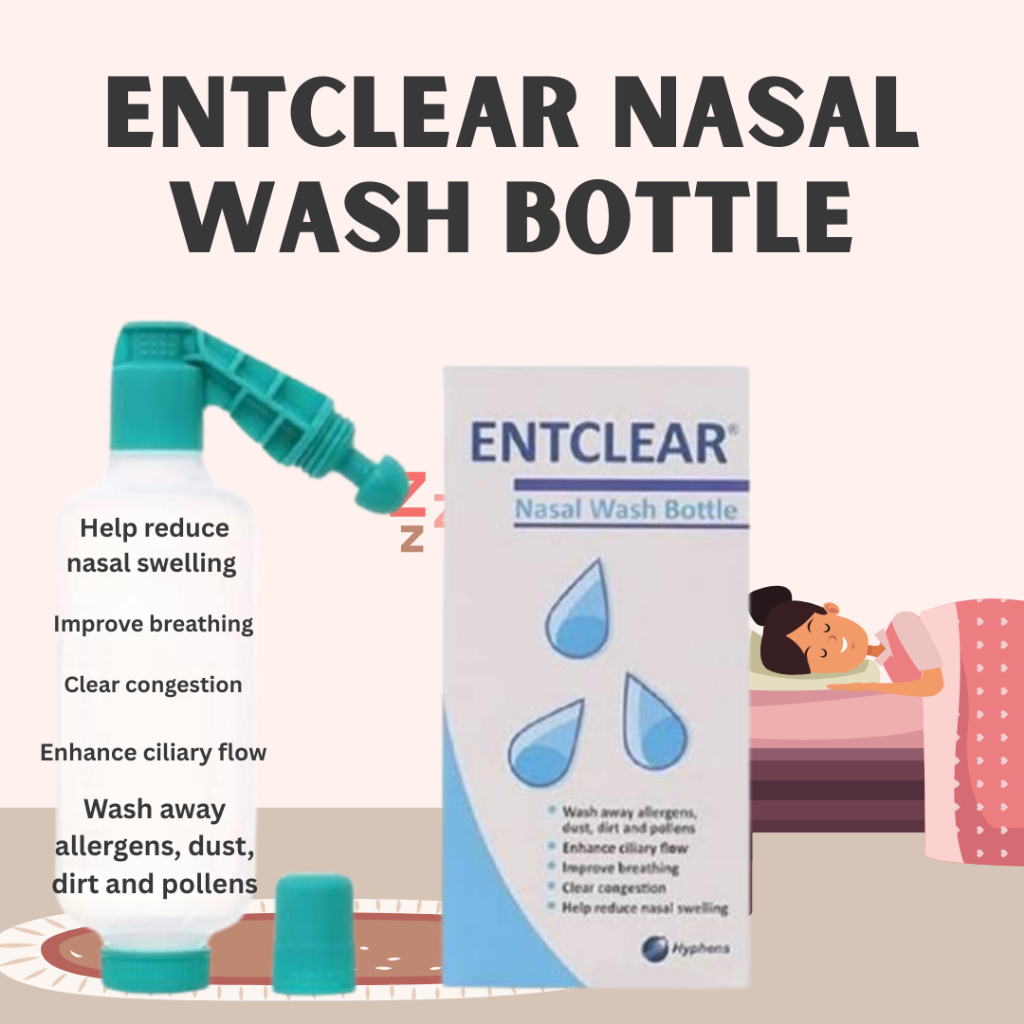 ENTCLEAR 300ML Nasal Rinse Bottle – Easy Squeeze Design | Shopee Malaysia