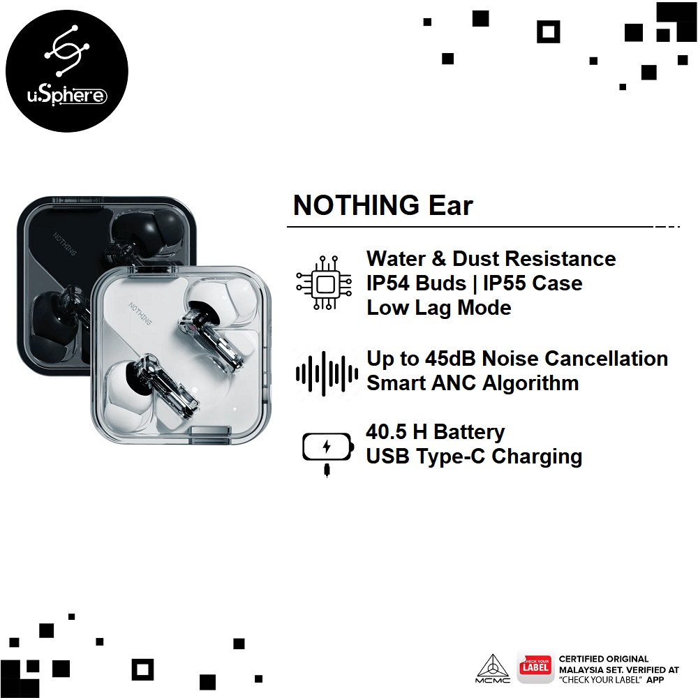 Nothing Ear | 2nd Gen | 45dB Smart ANC | Hi-Res Audio | Original ...