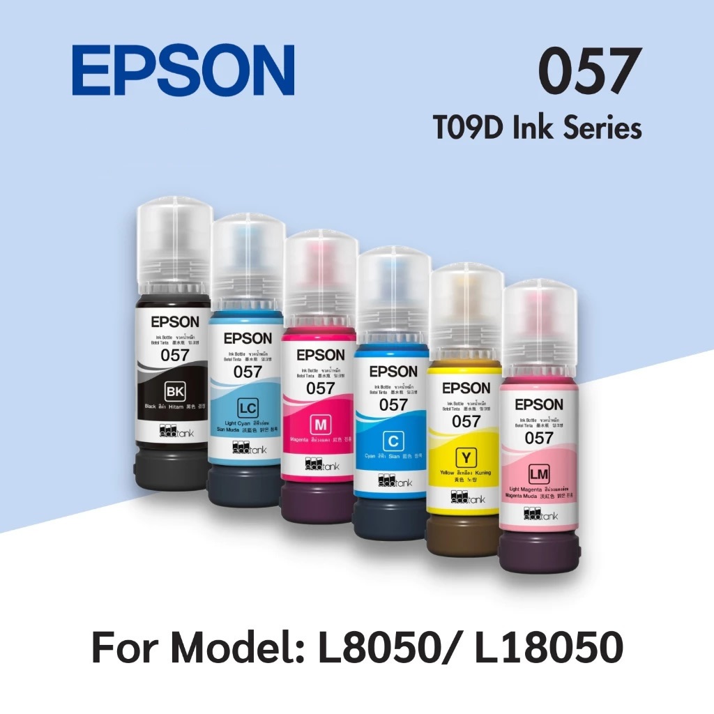 【𝐑𝐞𝐚𝐝𝐲 𝐒𝐭𝐨𝐜𝐤】Original Epson L8050 L8100 L18050 Ink Bottle C/M/Y/K+LM/LC ...