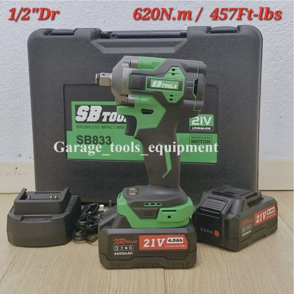 SB TOOLS 1/2″DR Brushless Cordless Impact Wrench 620 N.m | 457 Ft-Lbf ...