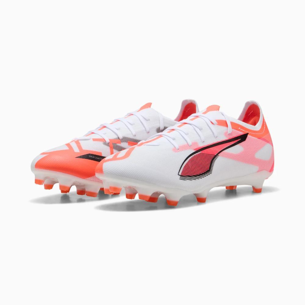 PUMA Ultra 5 Match FG/AG Unisex's Football Boots White 108166 01 ...