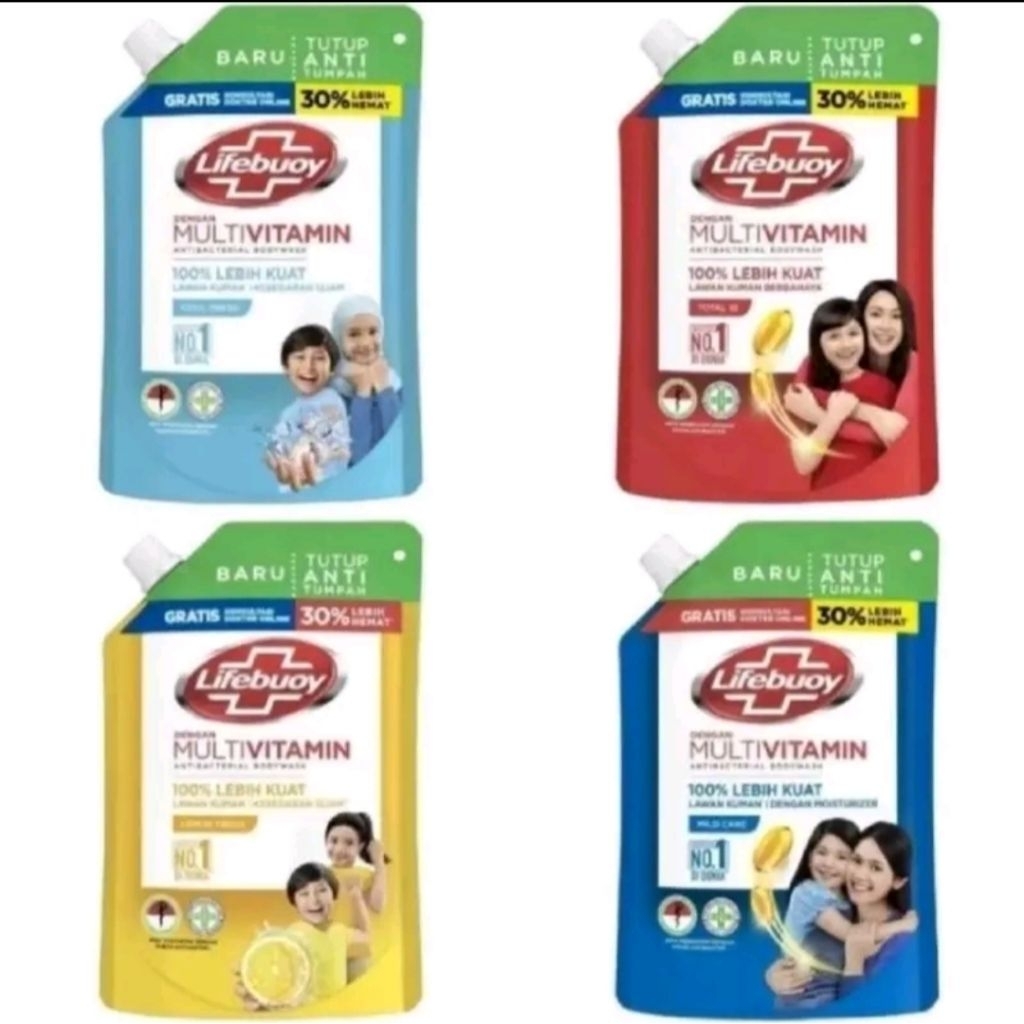 Lifebuoy Bodywash Refill Sabun Mandi Lifeboy Cair Refill 400ml | Shopee ...