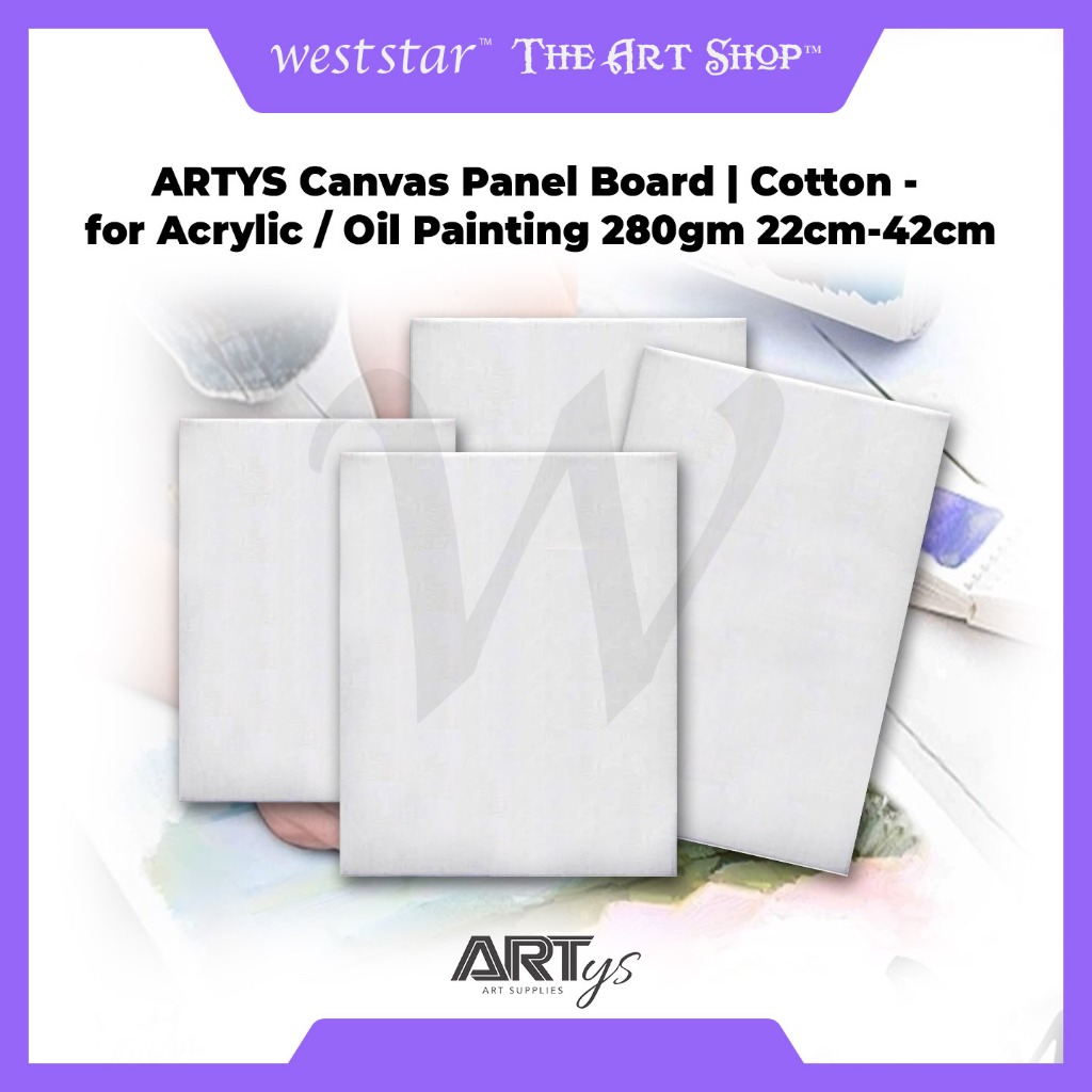 [WETAS] Canvas Panel Canvas Board Canvas Painting Canvas Heavy Weight ...