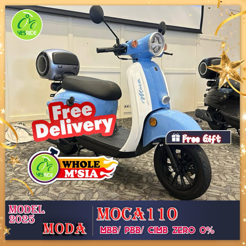 MODA moca110 New model 2025 | Shopee Malaysia