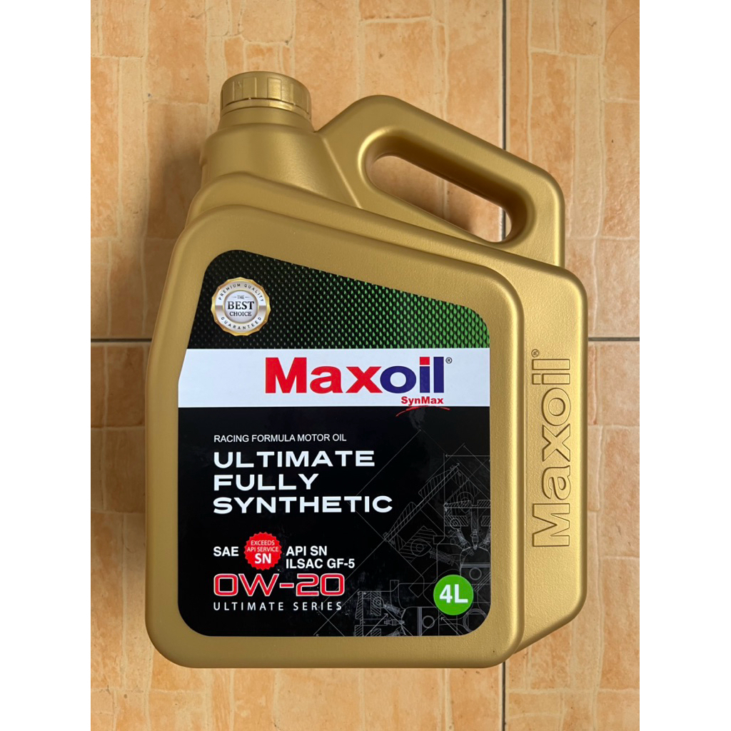 MAXOIL Ultimate Fully Synthetic 0W20 (4L) | Shopee Malaysia
