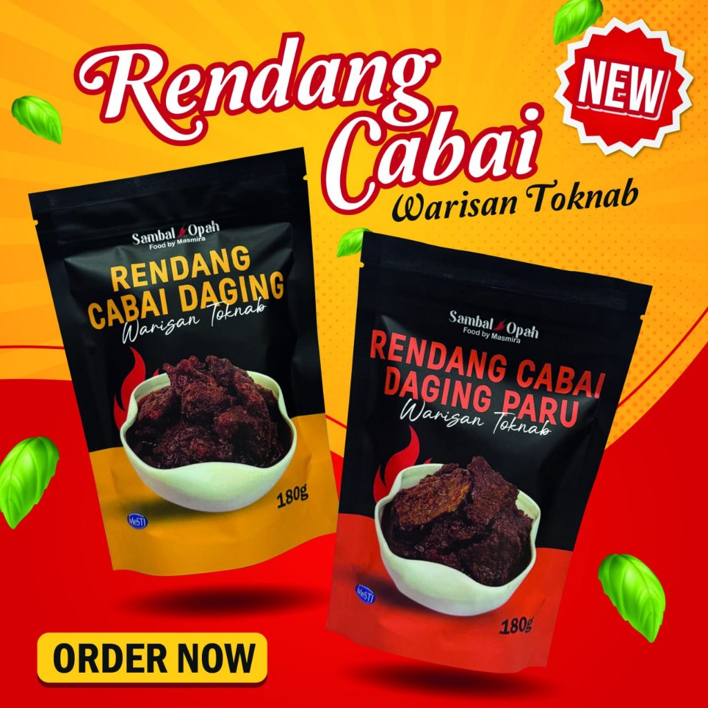 [NEW ARRIVAL] Sambal Opah Rendang Cabai Daging Paru Ready To Eat ...