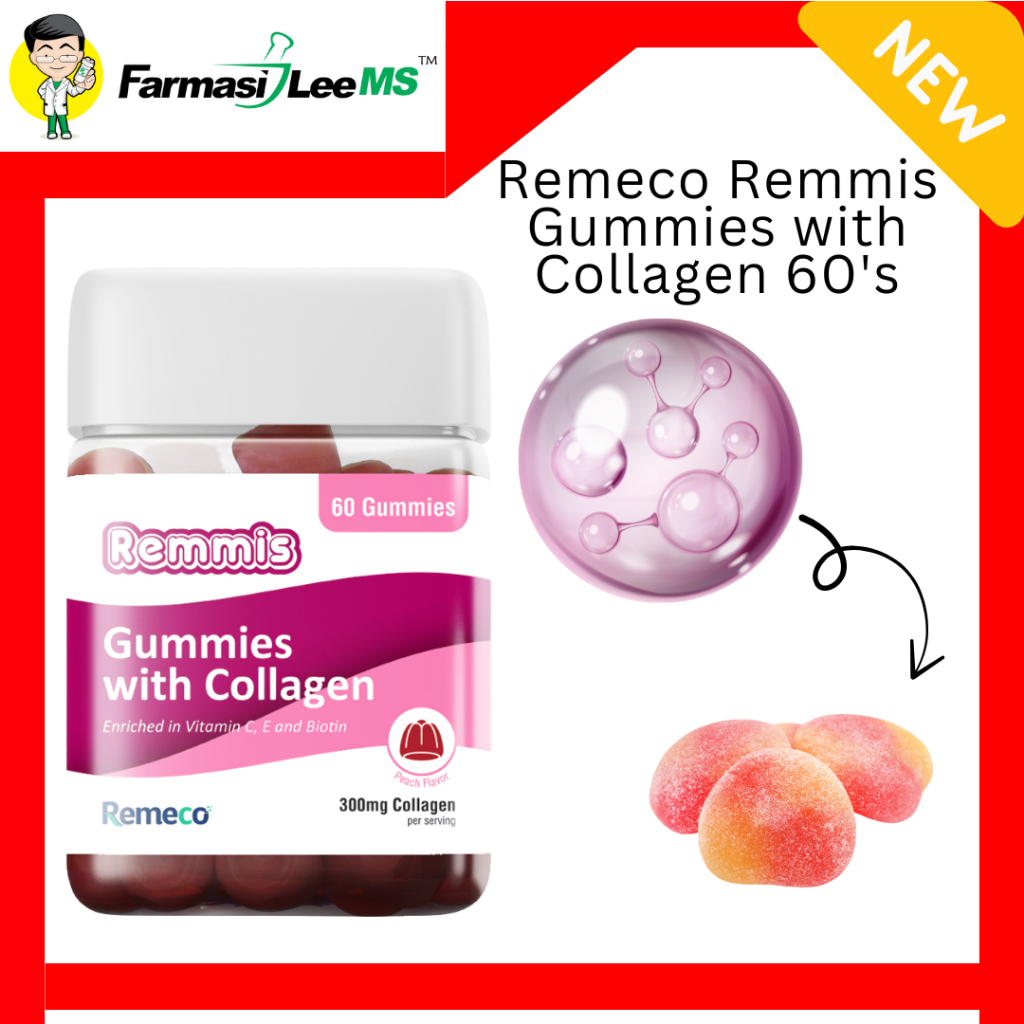 Remeco Remmis Gummies with Collagen 60's (EXP 03/26) | Shopee Malaysia