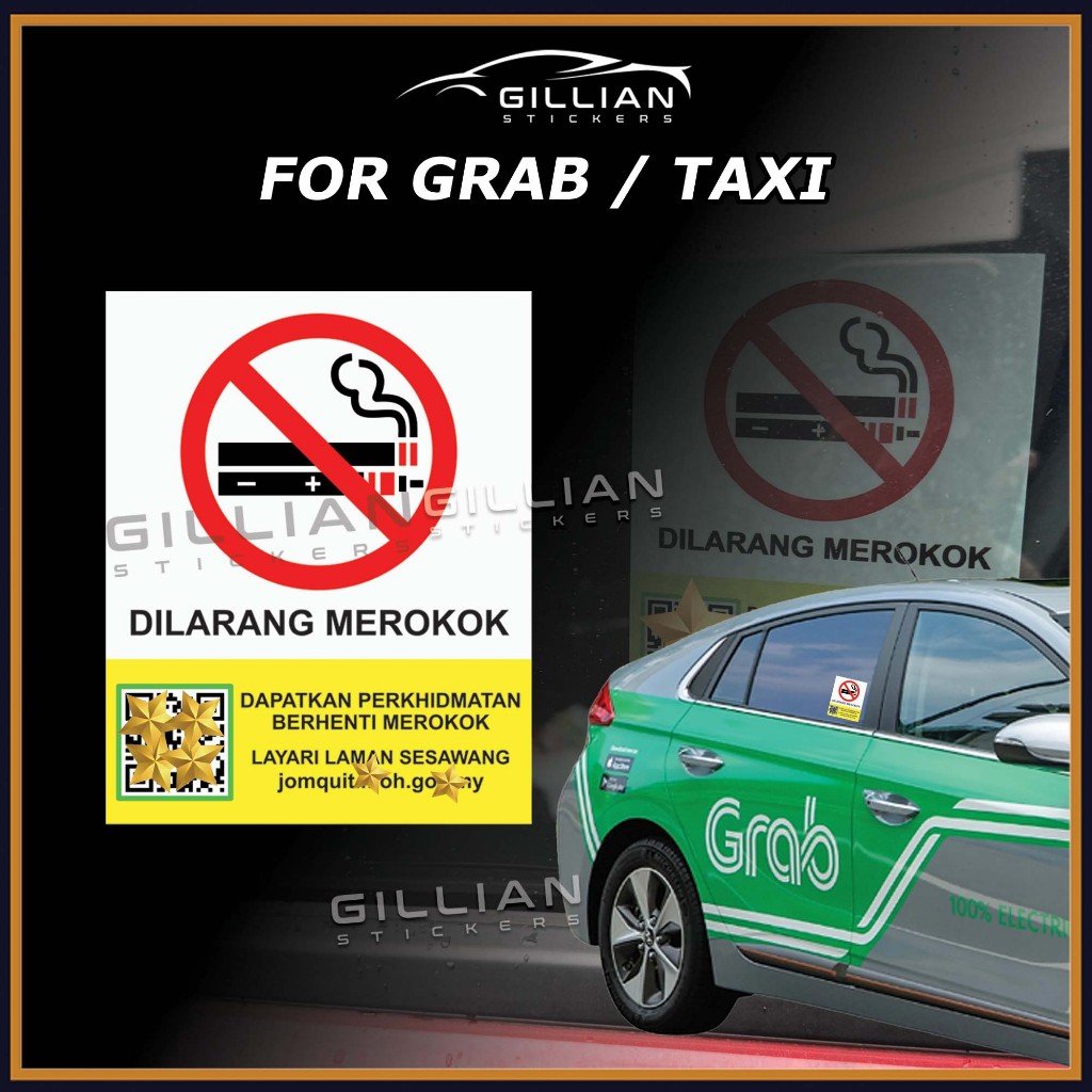 Sticker No Smoking Sign Government Standard KKM 2025 For shops office ...