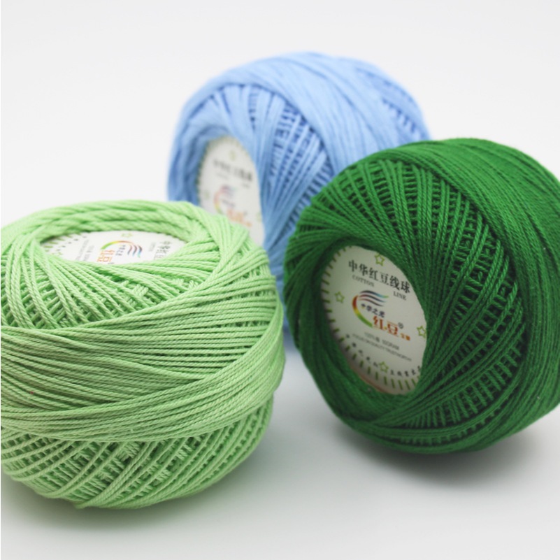 3ply Pure Cotton Thread Crochet Yarn 3#Lace Yarn Benang Lace 3号蕾丝线纯棉 ...