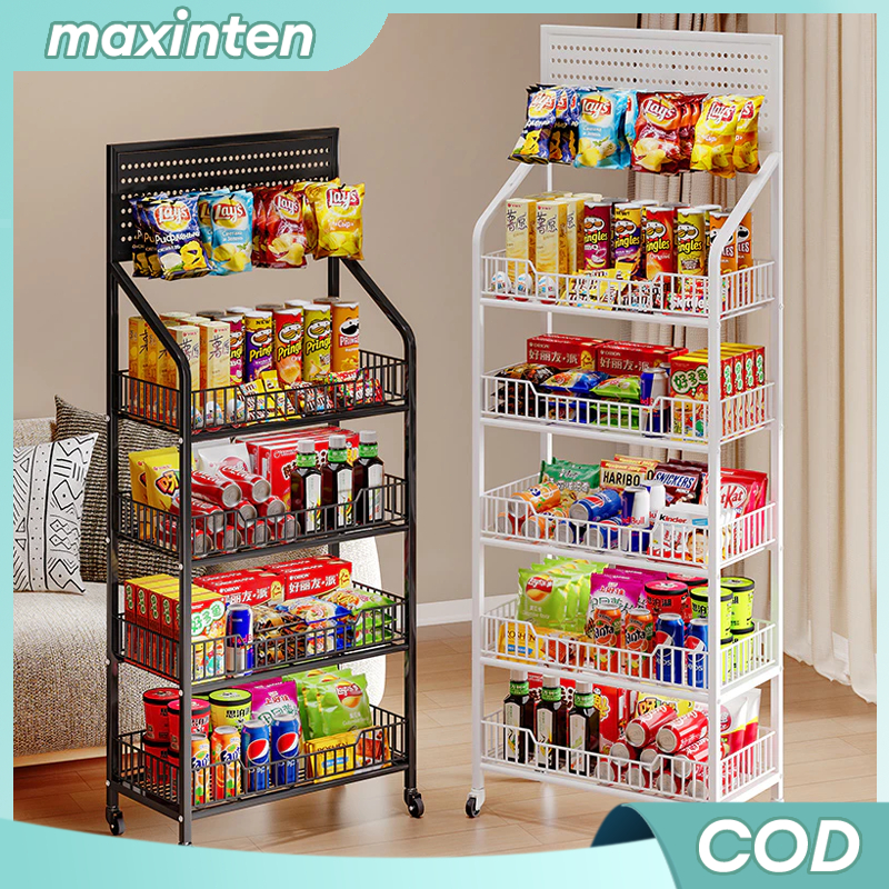5 Layer Snack Rack Display Rack Supermarket Runcit Roda Rak Kedai ...
