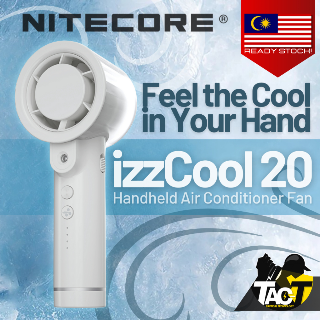 NITECORE izzCool 20 - Portable Handheld Air Conditioner Mist Fan ...