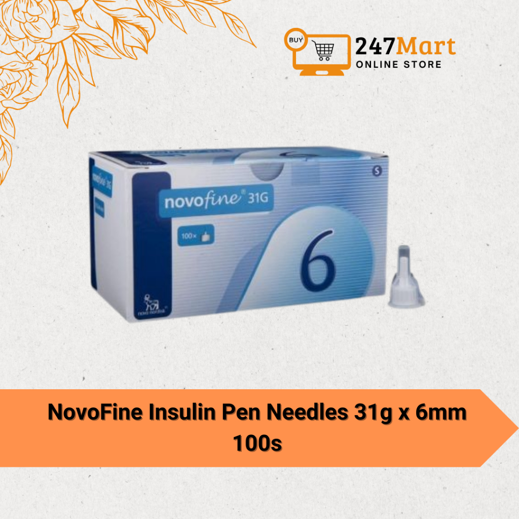 NovoFine Insulin Pen Needles 31g x 6mm - 100s | Shopee Malaysia