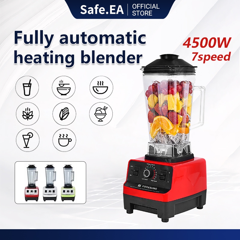 FOOKSUNG Blender 4500W Heavy Duty 2L Blender Pengisar Tugas Berat Mixer ...