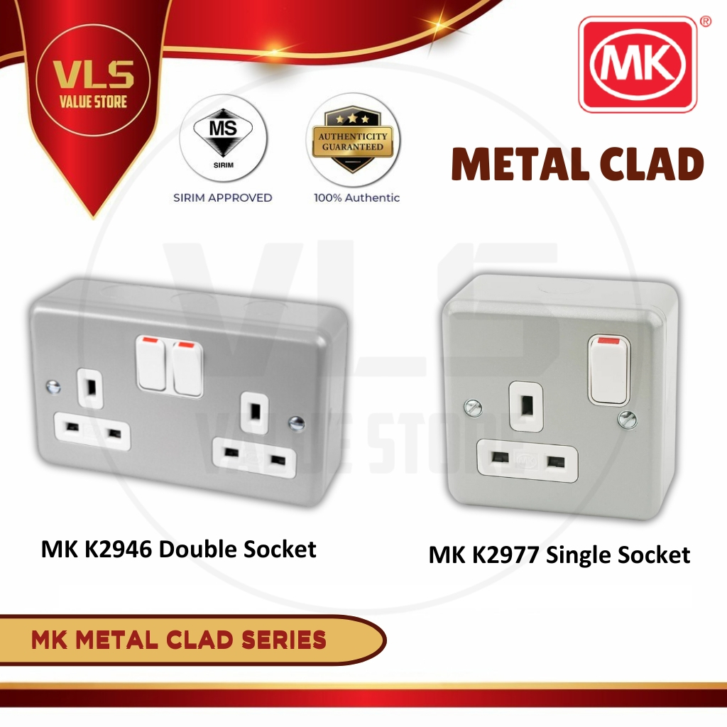 MK Honeywell K2946 / K2977 Metal Clad Socket | Shopee Malaysia