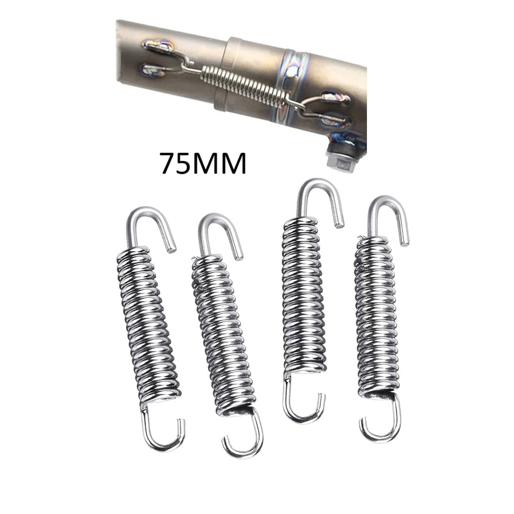 75MM SPRING EXHAUST SPRING TITANIUM GOLD SPRING EKZOS UNIVRESAL ...