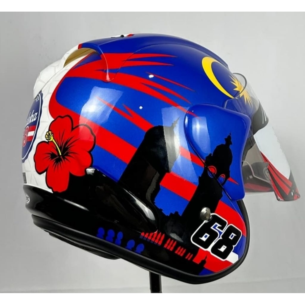 ARC Ritz Helmet MERDEKA 68 SPECIAL COLOUR | Shopee Malaysia