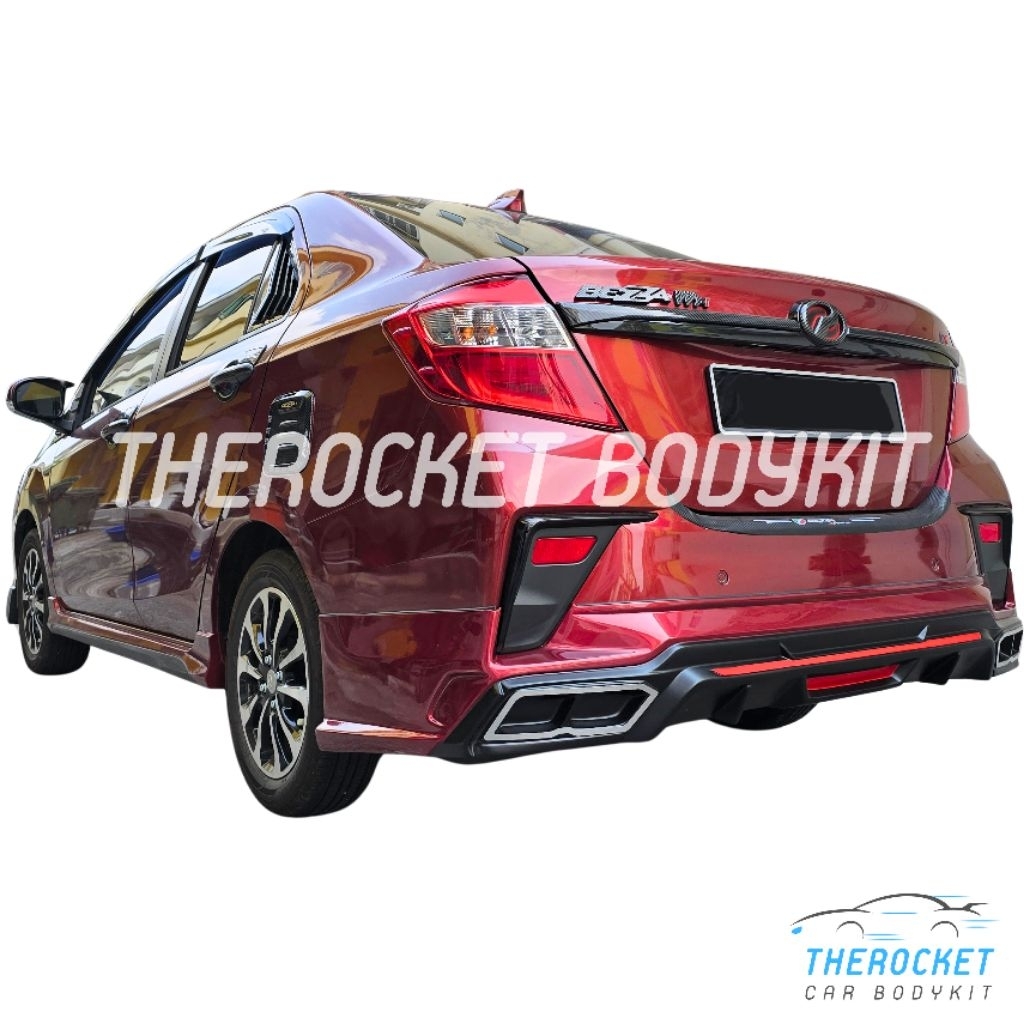 Perodua Bezza 2020-2025 Project R ProjectR Front & Rear Skirt Bodykit ...