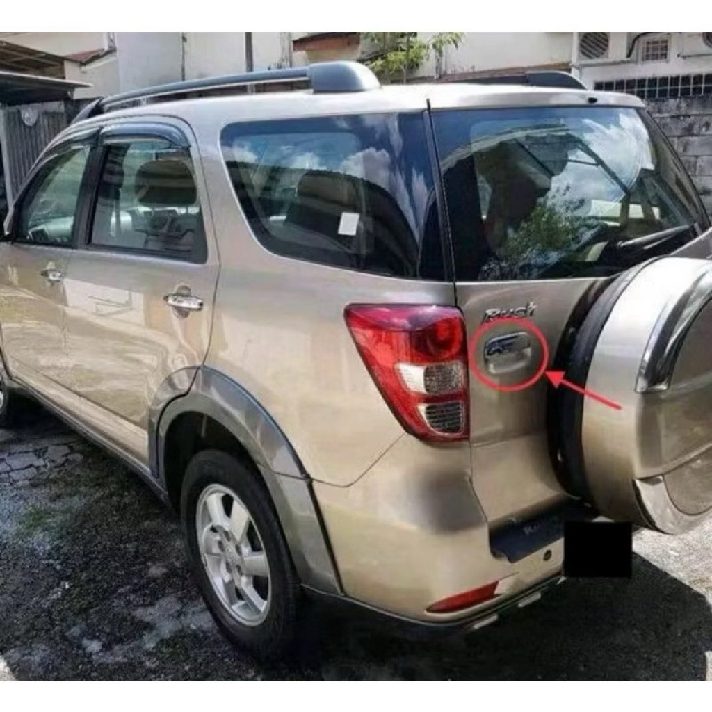 TOYOTA RUSH F700 2008YEAR REAR BONNET HANDLE (CHROME)BELAKANG BONNET ...