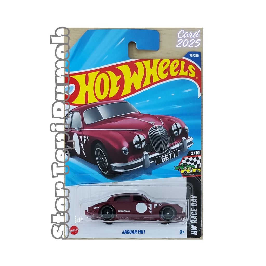 Hotwheels Jaguar MK1 75/250 HW RACE DAY 2/10 NIB Ships in Protector