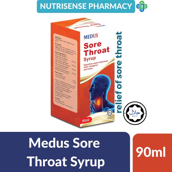 Medus Sore Throat Syrup 90ml | Shopee Malaysia