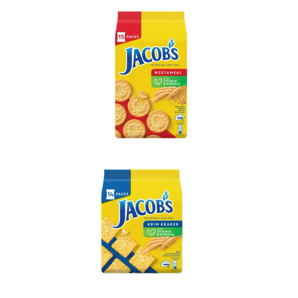 JACOB’S MULTIPACK CREAM CRACKER/WEETAMEAL 504G/418.5G | Shopee Malaysia