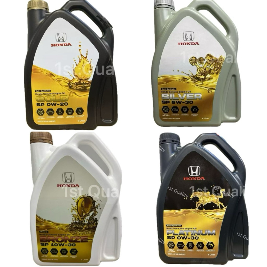 Honda SP 0W20 / 0W30 / 5W30 / 10W30 Fully / Semi / Mineral Engine Oil ...