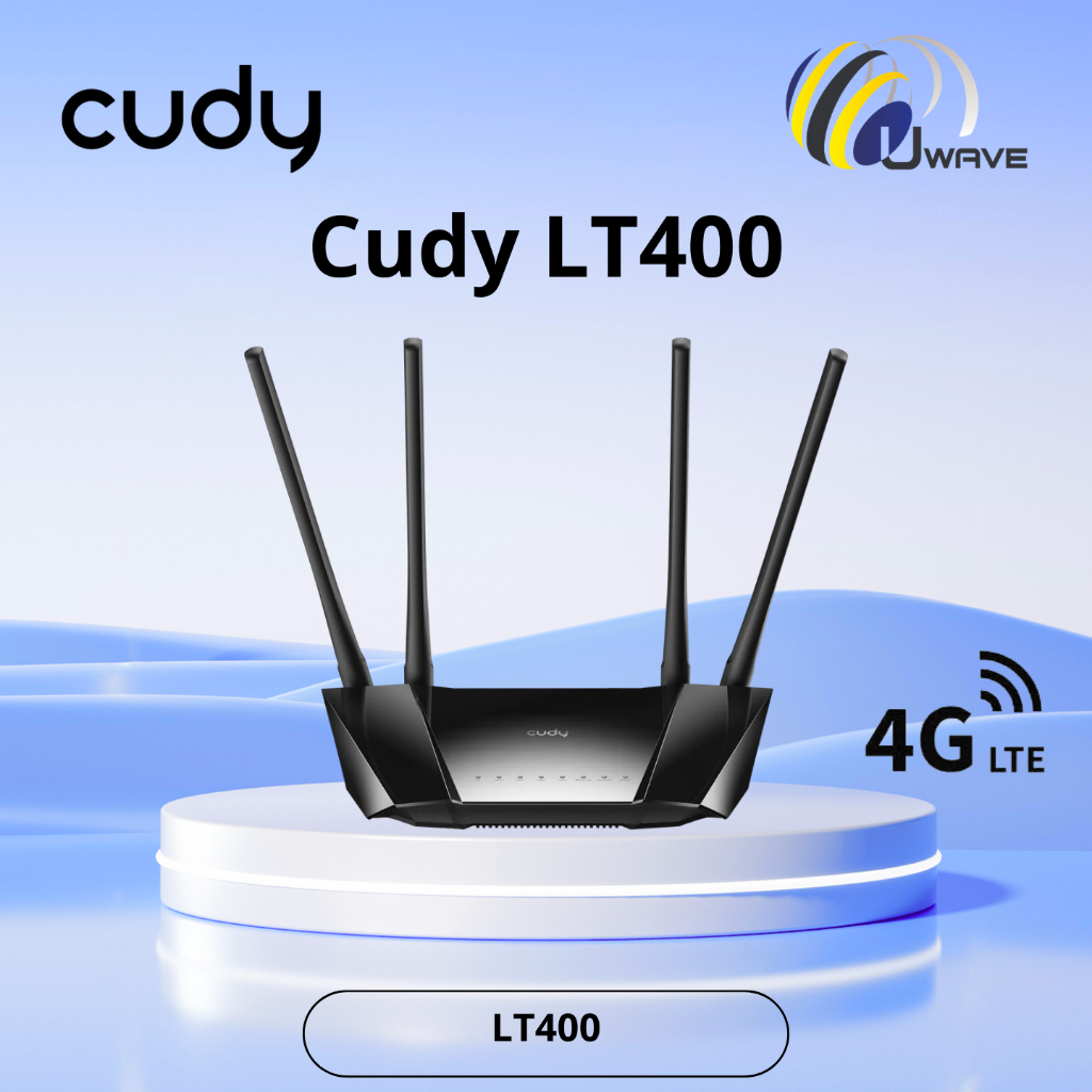 Cudy LT400 4G N300 Wi-Fi Router | Shopee Malaysia