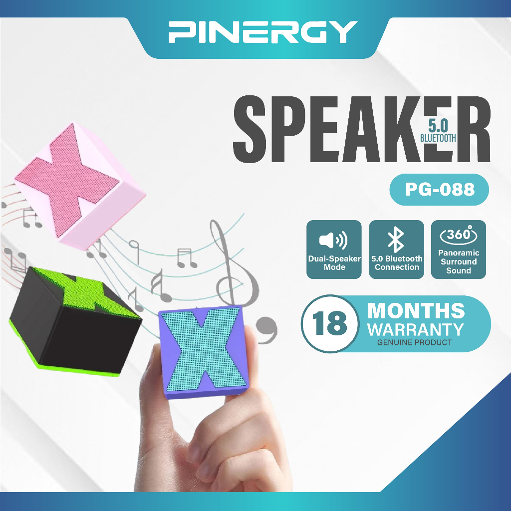PINERGY Dual Combo | PINERGY Bluetooth Mini Speaker Model X1 PG-088 ...