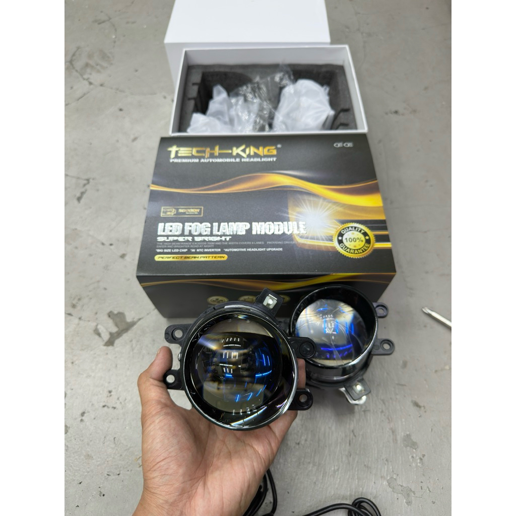 Tech King super projector foglamp(High Low Beam) | Shopee Malaysia